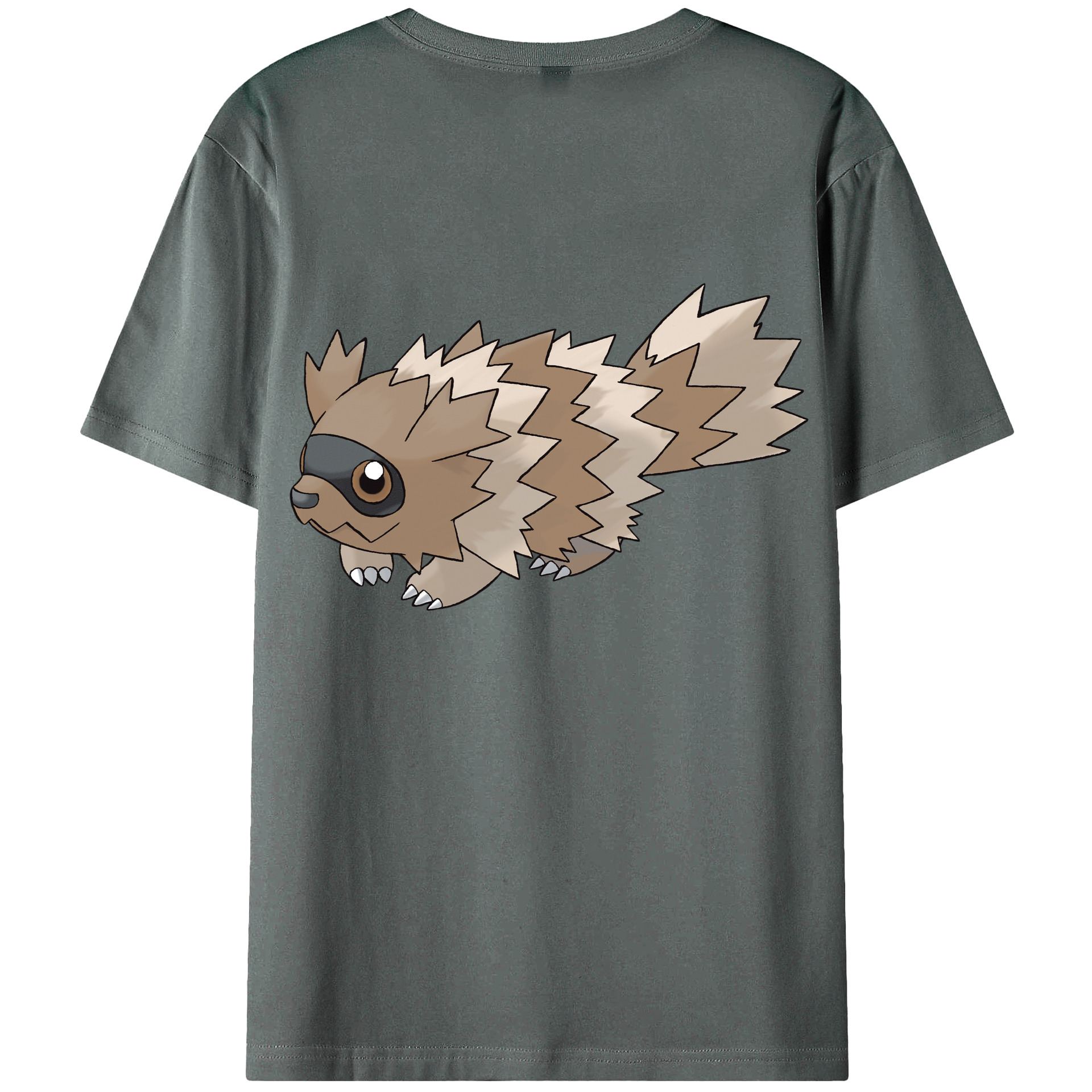 （画像用） ポケットモンスター Pokémon 綿100％ メンズ半袖Tシャツ（バックプリント） 通気性